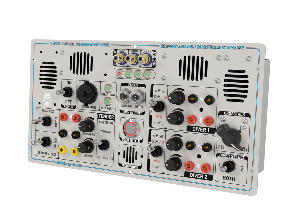 Helmet Air System Communication Panel (Kirby Morgan Compatible)